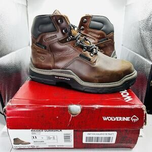 Wolverine Men's Raider Durashck Composite Toe Boot Size 11 M Brown W211165